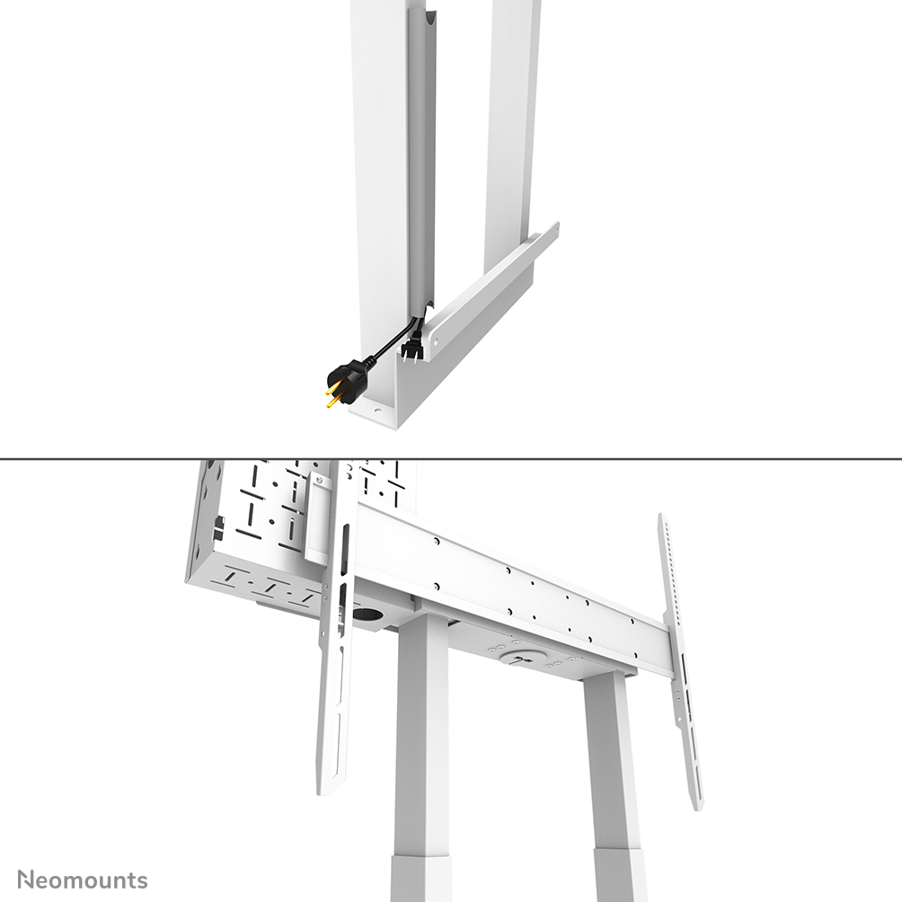 Neomounts WL55-875WH1 Supporto da pavimento per TV 55-100" - muro - motorizzato - TÜV